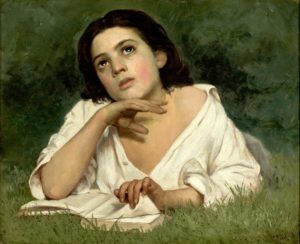 Almeida Júnior. Moça com Livro (1879Almeida Júnior. Moça com Livro (1879), óleo sobre tela.
