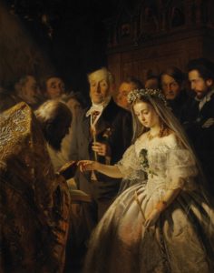 The Unequal Marriage. Vasily Pukirev (Tinta a óleo).1862–1862. Galeria Tretyakov.